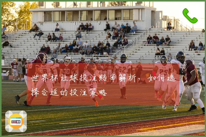 世界杯让球投注赔率解析，如何选择合适的投注策略